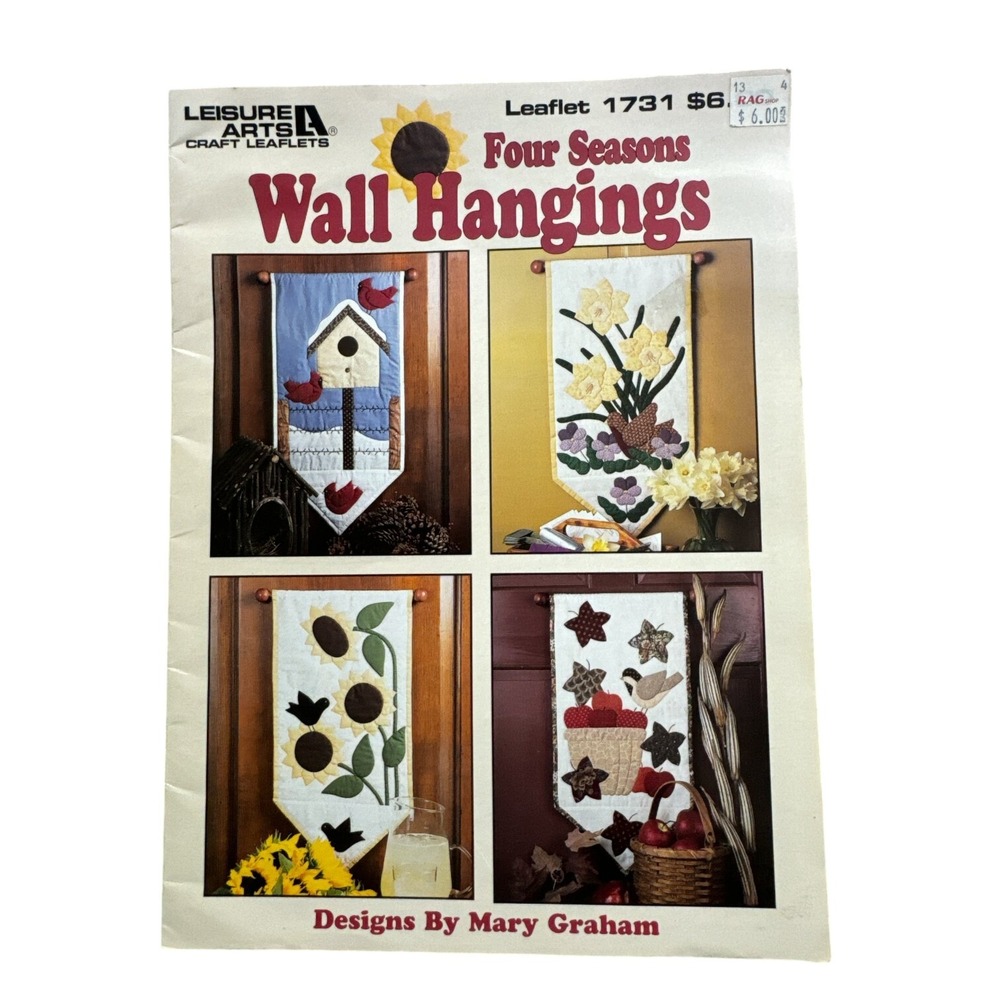 Four seasons Wall Hangings Applique Patterns Mary Graham 1997